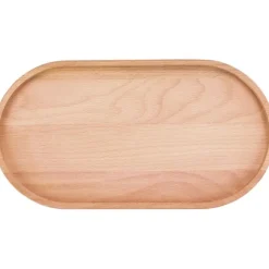 Bowls and Dishes Puur Hout serveertray ovaal 32 cm