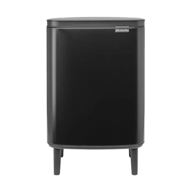 Brabantia Bo Hi afvalemmer 12 liter Matt Black