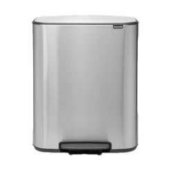Brabantia Bo pedaalemmer 60 liter Matt Steel Fingerprint Proof
