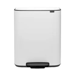 Brabantia Bo pedaalemmer 2 x 30 liter White