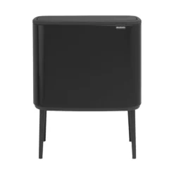 Brabantia Bo touch afvalemmer 11 + 23 liter Matt Black