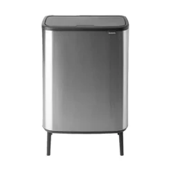Brabantia Bo Touch Hi afvalemmer 2 x 30 liter Matt Steel Fingerprint Proof