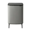 Brabantia Bo Touch Hi afvalemmer 2 x 30 liter Mineral Concrete