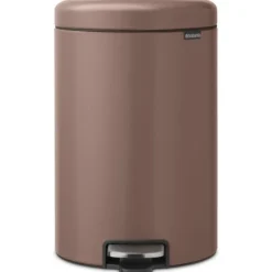 Brabantia Newicon pedaalemmer 20 liter Satin Taupe