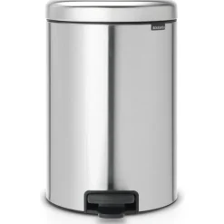 Brabantia Newicon pedaalemmer 20 liter Matt Steel Fingerprin