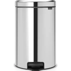 Brabantia Newicon pedaalemmer 20 liter Brilliant Steel