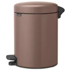 Brabantia Newicon pedaalemmer 5 liter Satin Taupe