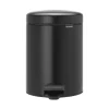 Brabantia Newicon pedaalemmer 5 liter Matt Black