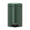 Brabantia Newicon pedaalemmer 5 liter Brilliant Steel