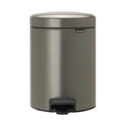 Brabantia Newicon pedaalemmer 5 liter Platinum