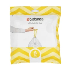 Brabantia PerfectFit A afvalzakken met trekband 3 liter 40 stuks