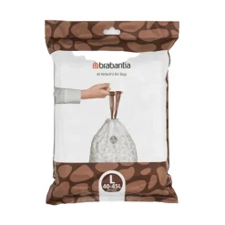 Brabantia PerfectFit L afvalzakken met trekband 40 to 45 liter 40 stuks