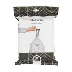 Brabantia PerfectFit M afvalzakken met trekband 60 liter 40 stuks