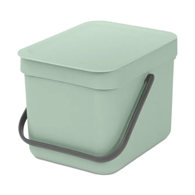 Brabantia Sort en Go afvalbak 6 liter Jade Green