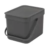 Brabantia Sort en Go afvalbak 6 liter Grey