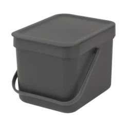 Brabantia Sort en Go afvalbak 6 liter Grey
