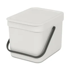 Brabantia Sort en Go afvalbak 3 liter Light Grey