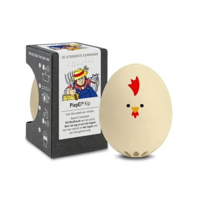 Brainstream piepei Boerderij kip 5 cm kunststof crème