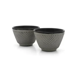 Bredemeijer Asia Jang theemok gietijzer Concrete Grey 2 stuks