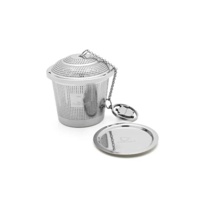 Bredemeijer Bella Ronde theefilter met onderzetter rvs