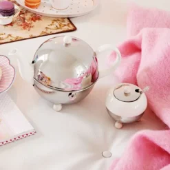 Bredemeijer Cosy theepot 1,3 liter aardewerk wit