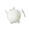 Bredemeijer Duet Bella theepot 1,2 liter rvs wit