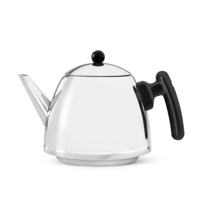 Bredemeijer Duet Classic theepot op voet 1,2 liter rvs