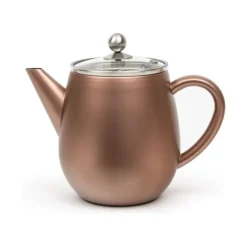 Bredemeijer Duet Eva theepot 1,1 liter rvs Rust Brown