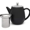 Bredemeijer Duet Eva theepot 1,1 liter mat zwart
