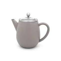 Bredemeijer Duet Eva theepot 1,1 liter rvs Concrete Grey