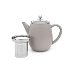 Bredemeijer Duet Eva theepot 1,1 liter rvs Concrete Grey