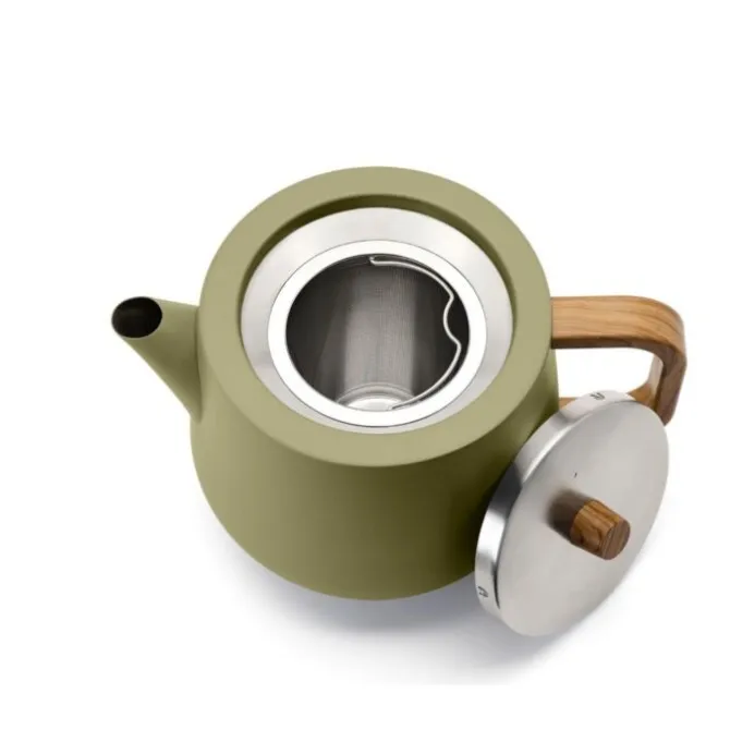 Bredemeijer Duet Facet theepot 1,1 liter Khaki
