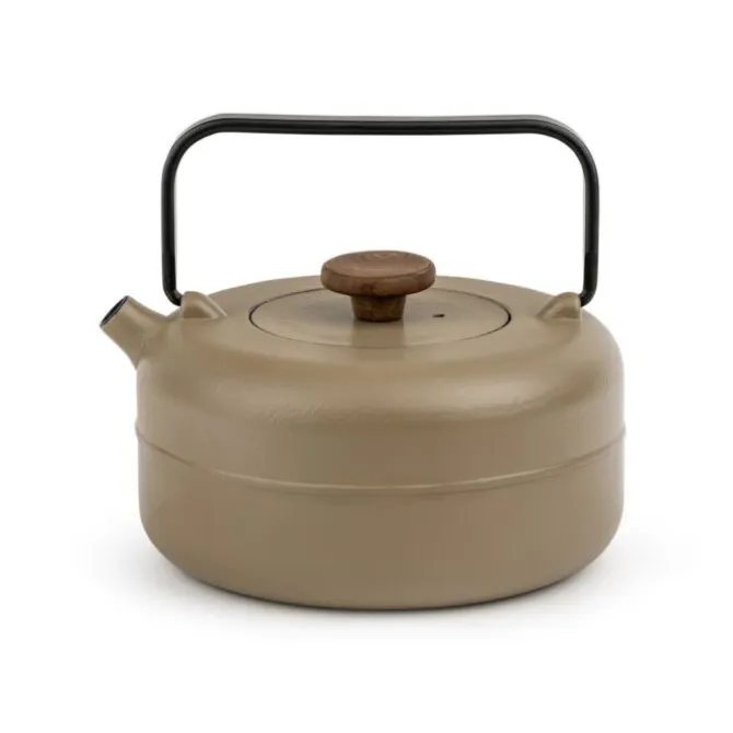 Bredemeijer Henan theepot 750 ml gietijzer beige