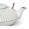 Bredemeijer Linhai theepot 1,1 liter gietijzer Off-white