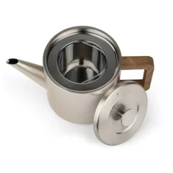 Bredemeijer Narvik theepot 1,1 liter rvs Champagne