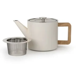 Bredemeijer Narvik theepot 1,1 liter rvs Warm White