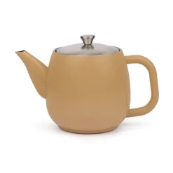 Bredemeijer Vera theepot 900 ml rvs Latte Brown