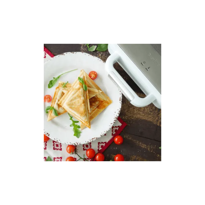 Breville DuraCeramic sandwich- en tosti-apparaat rvs grijs