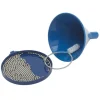 Brushtech decanteer en fles waskit 11 cm kunststof blauw