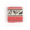 Bunzlau Castle Birds theedoek 65 x 65 cm katoen rood