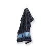 Bunzlau Castle Boat handdoek 53 x 60 cm katoen donkerblauw