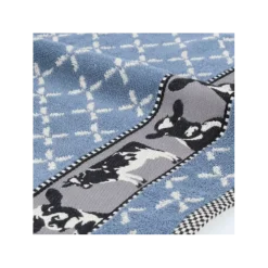 Bunzlau Castle Cows Grey/Blue handdoek 53 x 60 cm