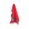 Bunzlau Castle Cows handdoek 53 x 60 cm katoen rood
