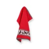Bunzlau Castle Dogs handdoek 53 x 60 cm katoen rood