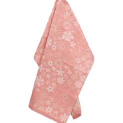 Bunzlau Castle Flowerbed theedoek 65 x 65 cm katoen Pink