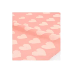 Bunzlau Castle Hearts Pink theedoek 65 x 65 cm