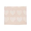 Bunzlau Castle Hearts theedoek 65 x 65 cm katoen beige