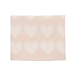Bunzlau Castle Hearts theedoek 65 x 65 cm katoen beige
