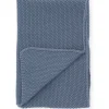 Bunzlau Castle Organic Home handdoek 60 x 40 cm katoen Blue