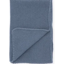 Bunzlau Castle Organic Home handdoek 60 x 40 cm katoen Blue